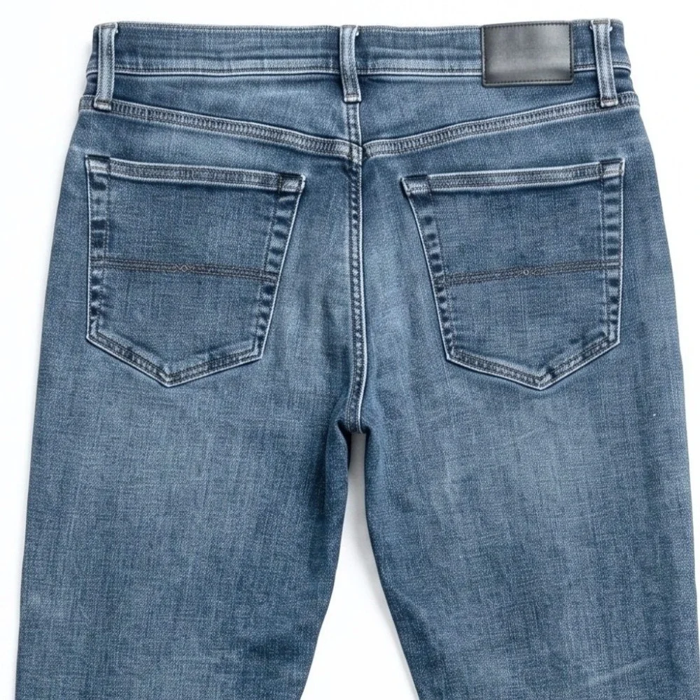 Lucky Brand 121 Slim Straight Mens W33 L30 Blue Denim Jeans Casual Workwear Core